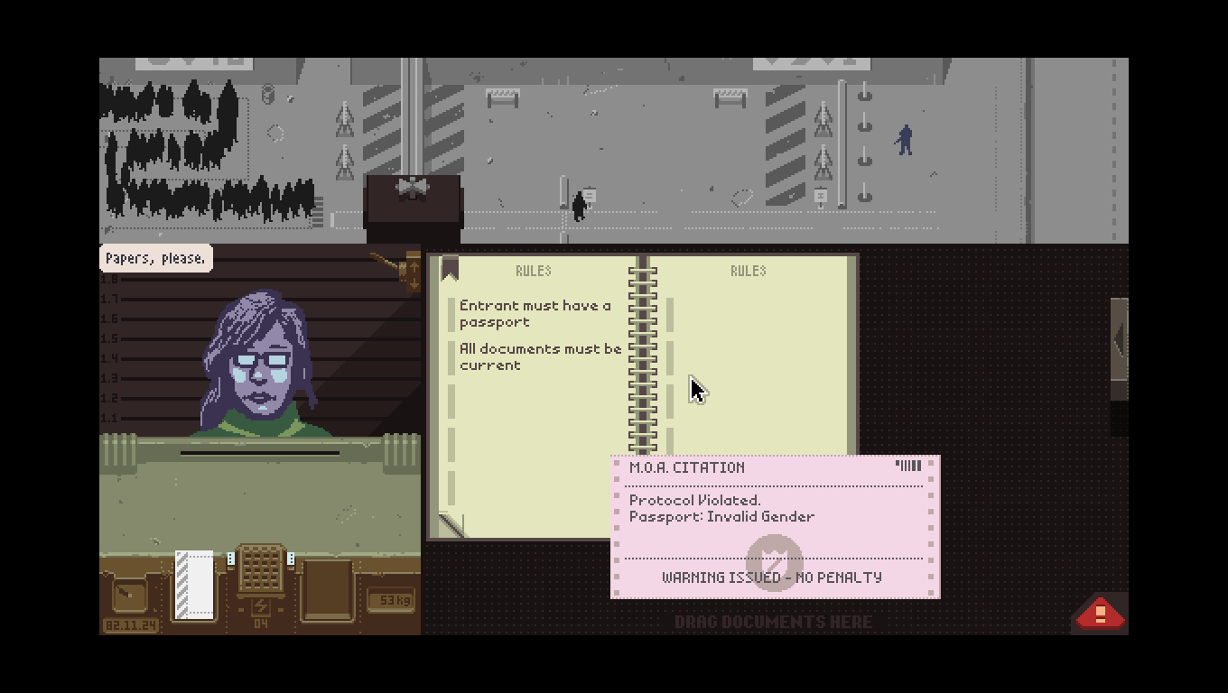 papers please game what do if no papers